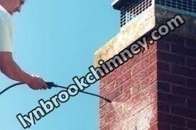 Carbon monoxide safety inspection on gas chimney in Lynbrook, New York